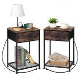 BEDROOM NIGHTSTANDS WITH CHARGING STATION AND BEDROOM NIGHTSTANDS WITH CHARGING STATION AND