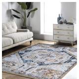 CALORE VINTAGE BOHO AREA RUG RETRO BEIGE ABSTRACT CALORE VINTAGE BOHO AREA RUG RETRO BEIGE ABSTRACT