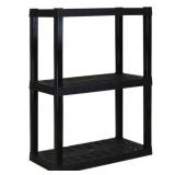 Hyper Tough 3-Tier Shelving Unit, W36 x D18x Hyper Tough 3-Tier Shelving Unit, W36 x D18x