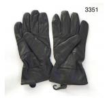 Sz L Gloves Black Faux Leather Black Sz L Gloves Black Faux Leather Black