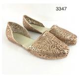 Sz 9 Chemistry women flats champagne glitter Sz 9 Chemistry women flats champagne glitter