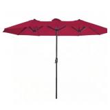 15 FT DOUBLE SIDED UMBRELLA 15 FT DOUBLE SIDED UMBRELLA