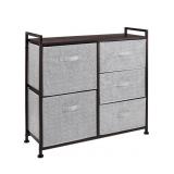 SONGMICSFABRIC DRESSER 5 DRAWERSPRODUCT SONGMICSFABRIC DRESSER 5 DRAWERSPRODUCT