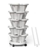 CTSIA STRAWBERRY VERTICAL PLANTER 5 TIER STACKING CTSIA STRAWBERRY VERTICAL PLANTER 5 TIER STACKING