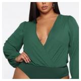 XXLG Fashion Nova bodysuit Green XXLG Fashion Nova bodysuit Green
