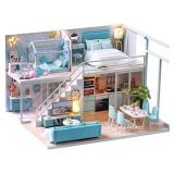 Flever Dollhouse Miniature DIY House Kit C Flever Dollhouse Miniature DIY House Kit C