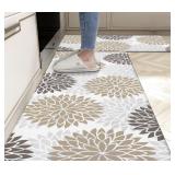KITCHEN FLOOR MATS 2PCS 17 x48IN AND 17 x28IN KITCHEN FLOOR MATS 2PCS 17 x48IN AND 17 x28IN