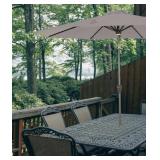 UHOUSDECO LED PATIO UMBRELLA 9FT UHOUSDECO LED PATIO UMBRELLA 9FT