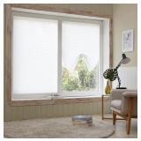 FOIRESOFT NO TOOLS PLEATED FABRIC SHADES 35W X 70L FOIRESOFT NO TOOLS PLEATED FABRIC SHADES 35W X 70L