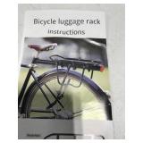 BICYCLE LUGGAGE RACK SIZE 14X4 IN BICYCLE LUGGAGE RACK SIZE 14X4 IN