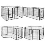 YAHEETECH, DOG FENCE 8 PANELS (W) 31.5 X (H) YAHEETECH, DOG FENCE 8 PANELS (W) 31.5 X (H)