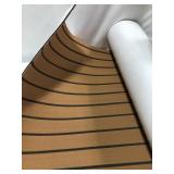 FAUX TEAK DECKING SHEET FOR BOAT 94.5x35.4IN FAUX TEAK DECKING SHEET FOR BOAT 94.5x35.4IN