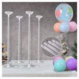 4 Pcs Acrylic Tabletop Balloon Stand 4 Pcs Acrylic Tabletop Balloon Stand