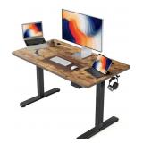 ADJUSTABLE HEIGHT STANDING DESK 40 x24IN BROWN ADJUSTABLE HEIGHT STANDING DESK 40 x24IN BROWN
