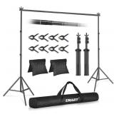 EMART PHOTO BACKDROP STAND KIT 7X10FT SCRATCHED EMART PHOTO BACKDROP STAND KIT 7X10FT SCRATCHED