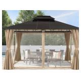 ABCCANOPY 10X12 FT HARDTOP GAZEBO (BOX OPENED/PCS ABCCANOPY 10X12 FT HARDTOP GAZEBO (BOX OPENED/PCS