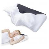 MEMORY FOAM NECK PILLOW 23 x12IN MEMORY FOAM NECK PILLOW 23 x12IN