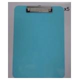 5 Pcs Pen+gear plastic clipboard blue Visit 5 Pcs Pen+gear plastic clipboard blue Visit