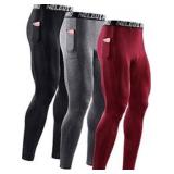 NELEUS Men's Dry Fit Compression Baselayer Pants NELEUS Men's Dry Fit Compression Baselayer Pants