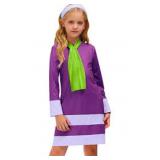 Kids Small Deerose Halloween Girls Velma Costume Kids Small Deerose Halloween Girls Velma Costume