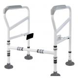 BQKOZFIN TOILET RAIL 21.6-23.6x16.7x25.5-27.9IN BQKOZFIN TOILET RAIL 21.6-23.6x16.7x25.5-27.9IN