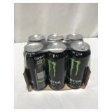 MONSTER ENERGY DRINK PACK OF 6 SIZE 473ML BB MONSTER ENERGY DRINK PACK OF 6 SIZE 473ML BB