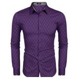 XXL COOFANDY Men's Business Dress Shirt Long XXL COOFANDY Men's Business Dress Shirt Long