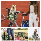 RAYMACE Bicycle Basket Dog Bike Handlebar Basket RAYMACE Bicycle Basket Dog Bike Handlebar Basket