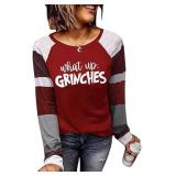 What Up Grinches Christmas Sweatshirt Women What Up Grinches Christmas Sweatshirt Women