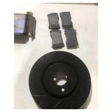 4 CERAMIC BRAKE PADS & 2 BRAKE DISCS FOR UNKNOWN 4 CERAMIC BRAKE PADS & 2 BRAKE DISCS FOR UNKNOWN