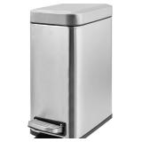 STAINLESS STEEL TRASH CAN 18 x10IN STAINLESS STEEL TRASH CAN 18 x10IN