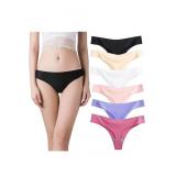 6Pcs Nightaste Women's Seamless Thong Panties 6Pcs Nightaste Women's Seamless Thong Panties