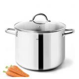 HOMICHEF STAINLESS STEEL 10QUART STOCK POT HOMICHEF STAINLESS STEEL 10QUART STOCK POT