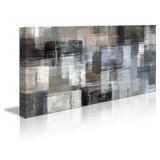 ZEYDRT ABSTRACT WALL ART 24X48 IN. ZEYDRT ABSTRACT WALL ART 24X48 IN.