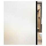 FROSTED GLASS WINDOW FILM APPROX: 46 X 118 IN. FROSTED GLASS WINDOW FILM APPROX: 46 X 118 IN.