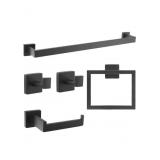 YOEHKAMATT BLACK BATHROOM HARDWARE ACCESSORIES YOEHKAMATT BLACK BATHROOM HARDWARE ACCESSORIES