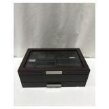 WATCH BOX & SUN GLASSES ORGANIZER SIZE 14X8X5IN WATCH BOX & SUN GLASSES ORGANIZER SIZE 14X8X5IN