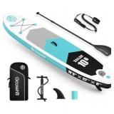 INFLATABLE PADDLE BOARD USED MISSING HARDWARE 120 INFLATABLE PADDLE BOARD USED MISSING HARDWARE 120