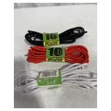 BRAIDED AUX CABLES 10FT 3 PACK BRAIDED AUX CABLES 10FT 3 PACK