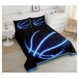 NEON BASKETBALL COMFORTER FULL SIZE NEON BASKETBALL COMFORTER FULL SIZE