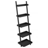 5 TIER LEANING SHELF 27 x15 x4IN 5 TIER LEANING SHELF 27 x15 x4IN
