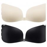 UPOMOK STICKY STRAPLESS BRA CUP SIZE B 2 PAIRS UPOMOK STICKY STRAPLESS BRA CUP SIZE B 2 PAIRS