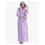 Long Hooded Robes for Women Flannel Full Length Long Hooded Robes for Women Flannel Full Length