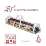 2Pcs Simplify Clear Gift Wrap Storage Bag, Zipper 2Pcs Simplify Clear Gift Wrap Storage Bag, Zipper