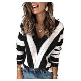 Qixing Women's Knit Sweaters Casual Pullover Qixing Women's Knit Sweaters Casual Pullover