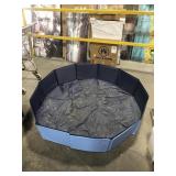 USED FOLDABLE DOG BATHING POOL63 X 12 IN. USED FOLDABLE DOG BATHING POOL63 X 12 IN.