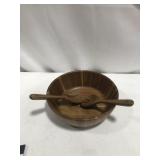 BILL.F, ARCADIA WOOD SALAD BOWL 9.5 IN. BILL.F, ARCADIA WOOD SALAD BOWL 9.5 IN.