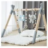 AVRSOL WOODEN BABY PLAY GYM FOLDABLE BABY PLAY