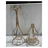 WEDDING CENTERPIECES FOR TABLES - GOLD - 25.5IN -