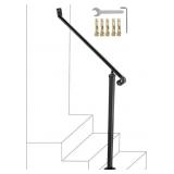 HAPPYBUY HANDRAILS FOR OUTDOOR STEPS - BLACK - 30